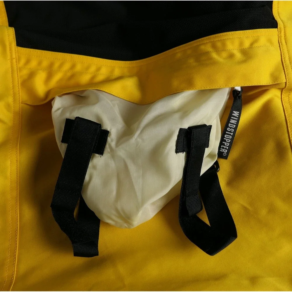 Concurve 2XL Cycling Vest Gore Windstopper Hi-Vis Yellow Full Zip Breathable Men